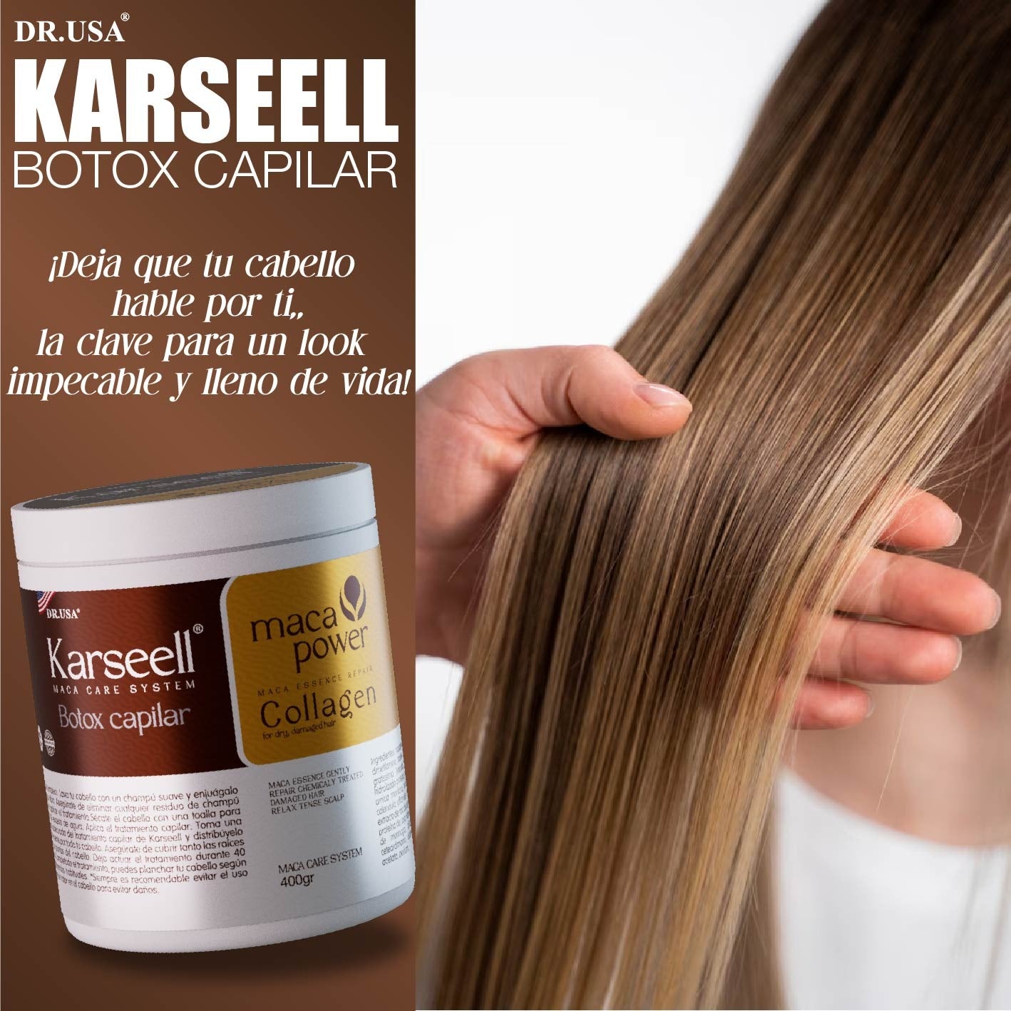 💆‍♀️✨ KARSEELL BÓTOX CAPILAR ✨💆‍♀️ +¡ ENVÍO GRATIS! 🚚