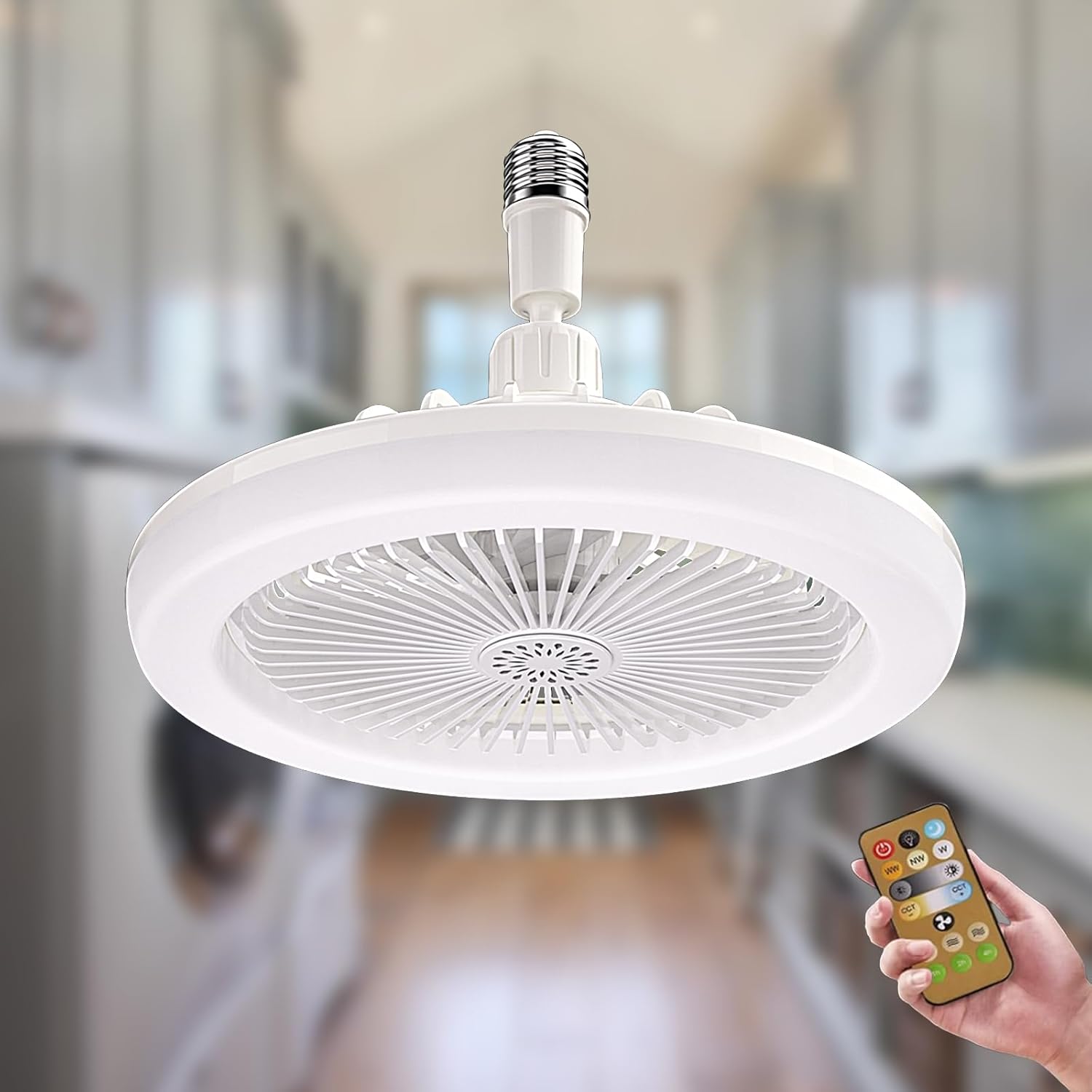 🌬️✨ VENTILADOR DE TECHO CON LUZ LED INTEGRADA ✨+ Envío Gratis 🚚