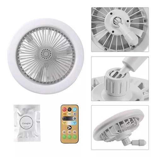 🌬️✨ VENTILADOR DE TECHO CON LUZ LED INTEGRADA ✨+ Envío Gratis 🚚